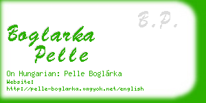 boglarka pelle business card